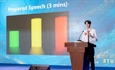 LCI Student Wins Second Prize in English Speech Contest at Shantou University